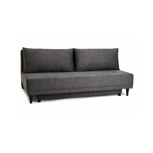 NADJA SOVESOFA - ANTRACIT STOF - SOVEMÅL: 155 X 200 CM. - STÆRK PRIS